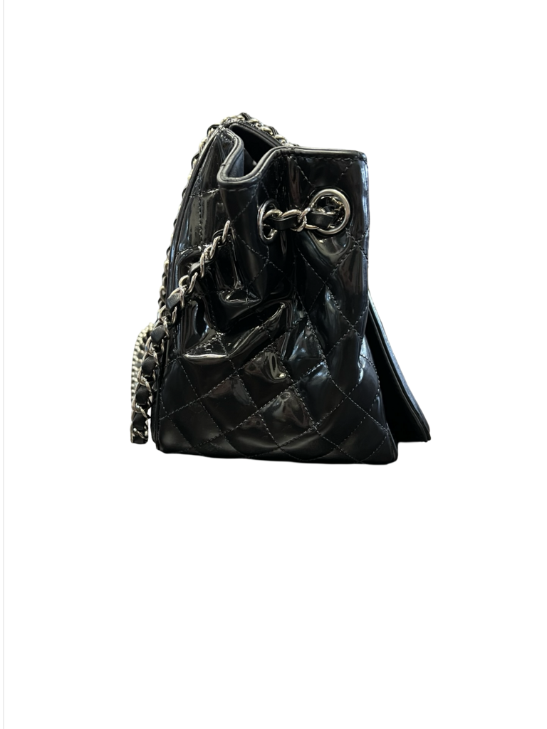 Chanel Vinyl Lipstick Accordion Flap Bag