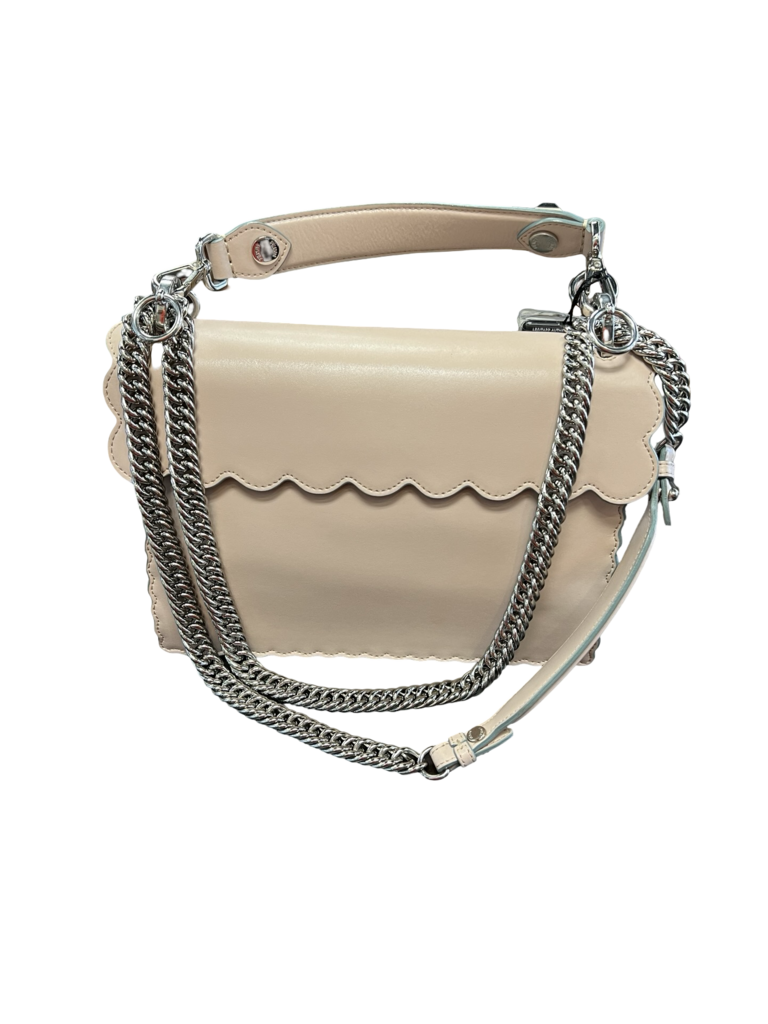 Light Pink Fendi Kan I Shoulder Bag