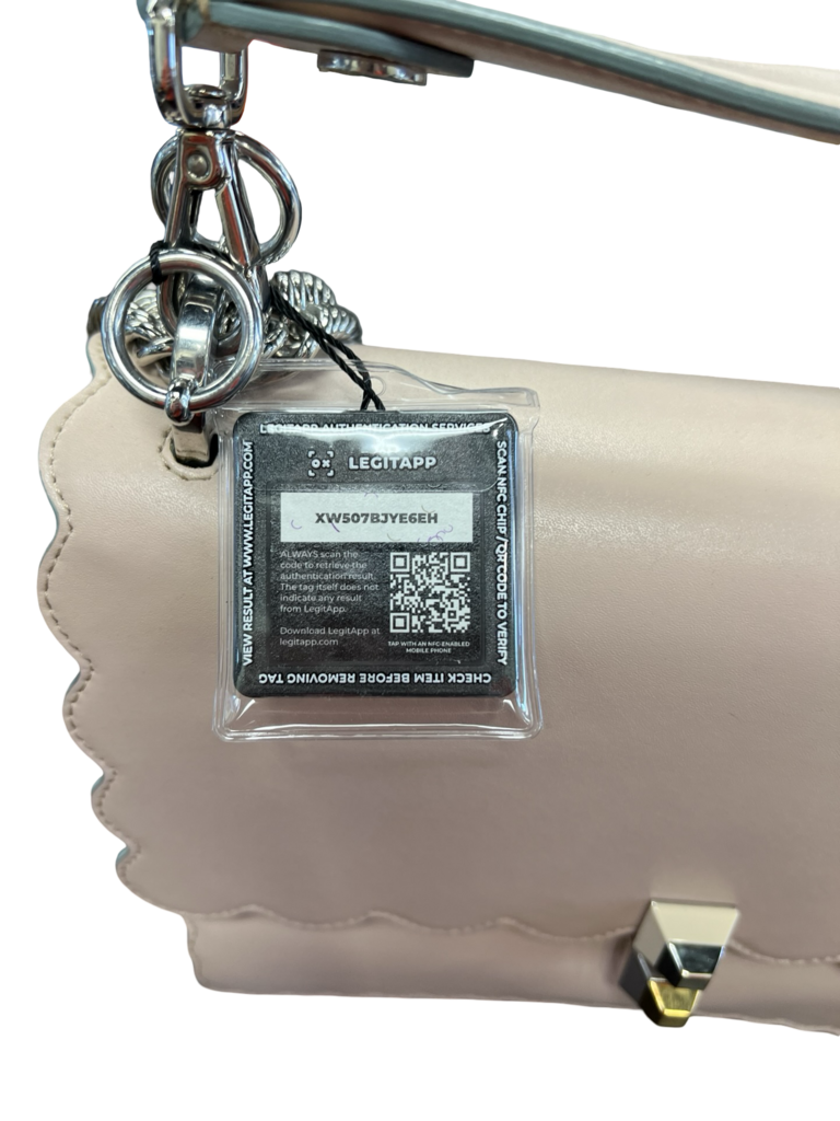 Light Pink Fendi Kan I Shoulder Bag