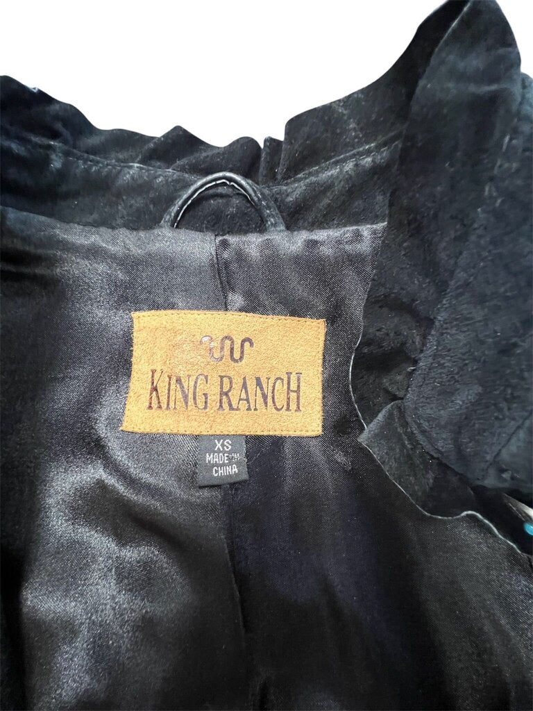 Size XS- King Ranch Black Vest