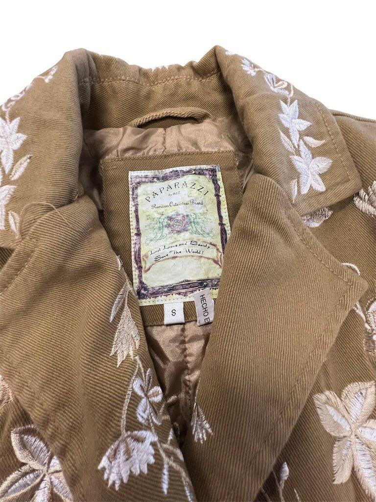 Small Paparazzi Premium Outerwear Embroidered Jacket