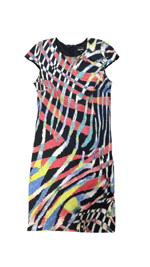 Medium Just Cavalli Abstract Print Dress