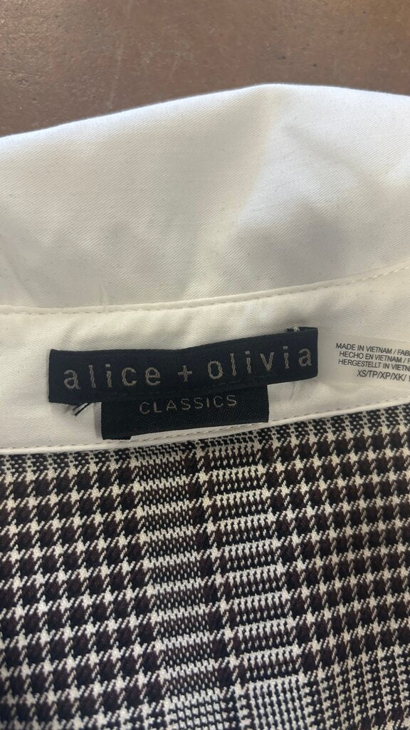 Alice + Olivia Plaid Dress