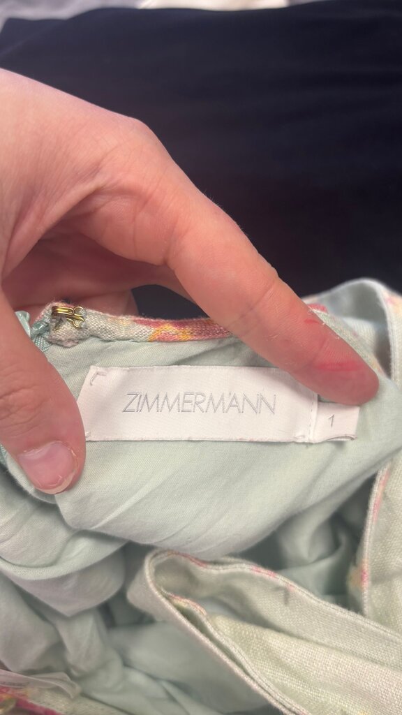 Size 1 Zimmermann Floral Dress