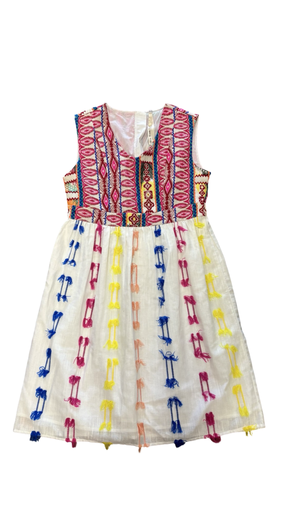 Small Uncle Frank Colorful Embroidered Dress