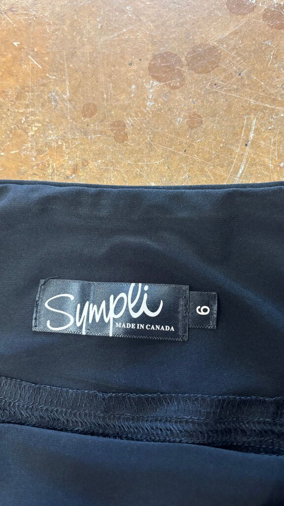 Size 6 Sympli Women's Black Skirt