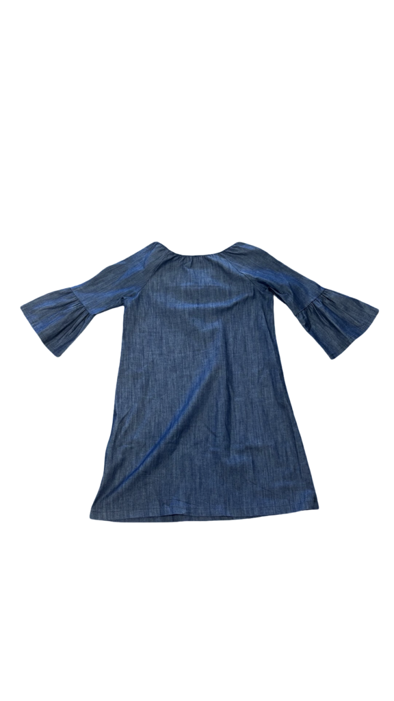 Small Women's Denim Dress with Bell Sleeves