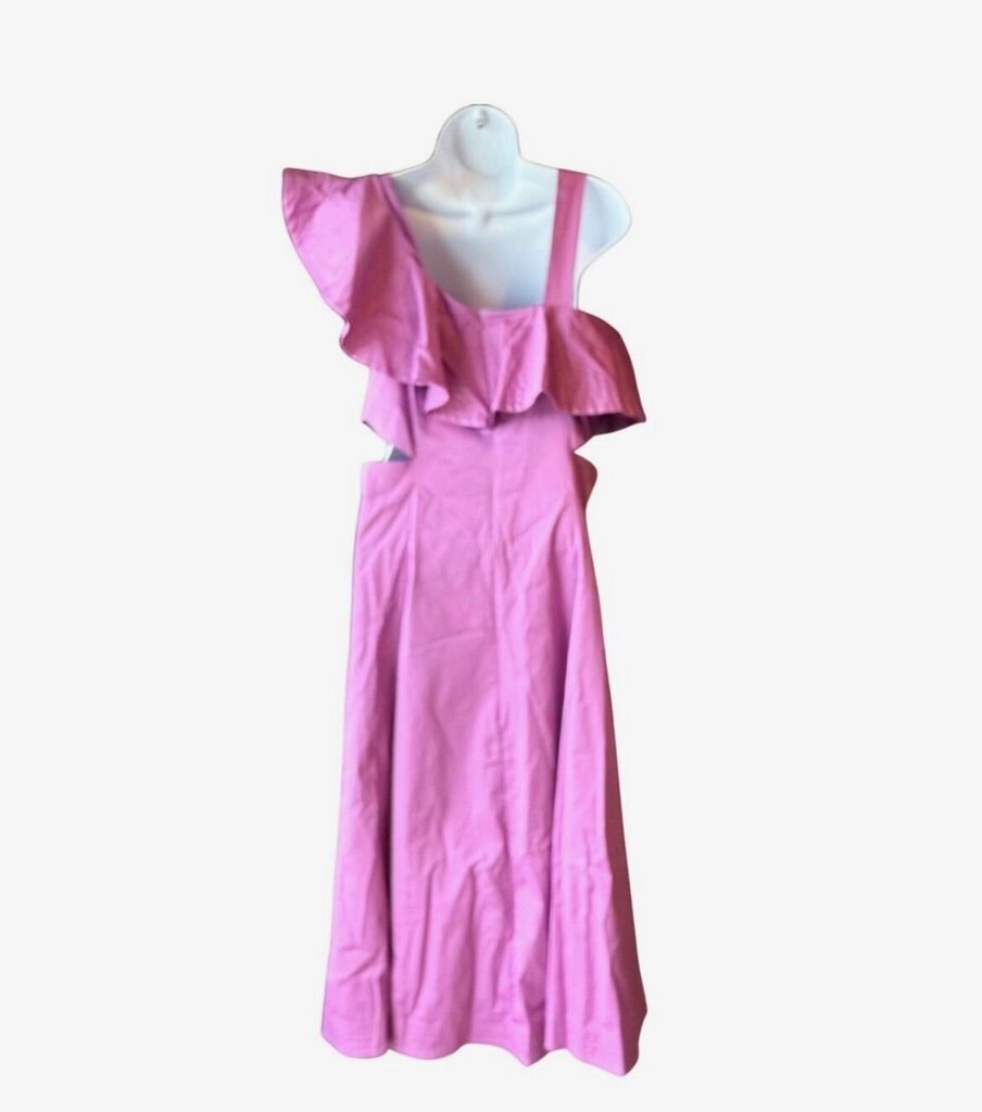 Veronica Beard Pink Ruffled Maxi Dress