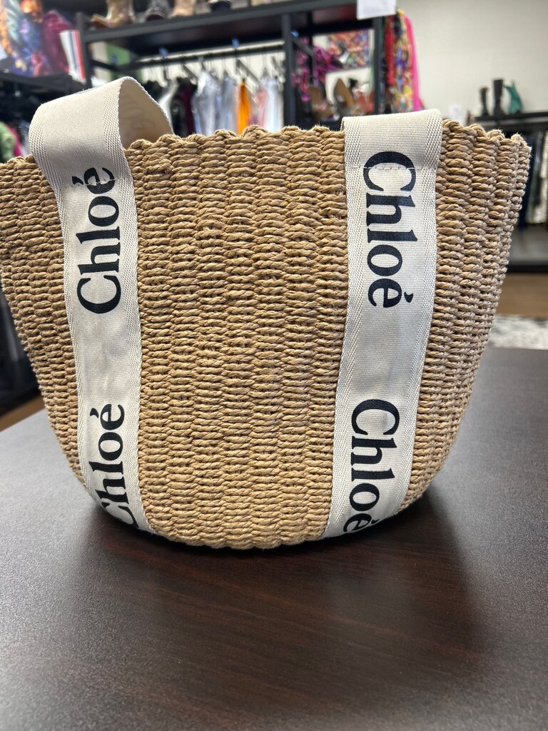 Chloé Straw Tote Bag