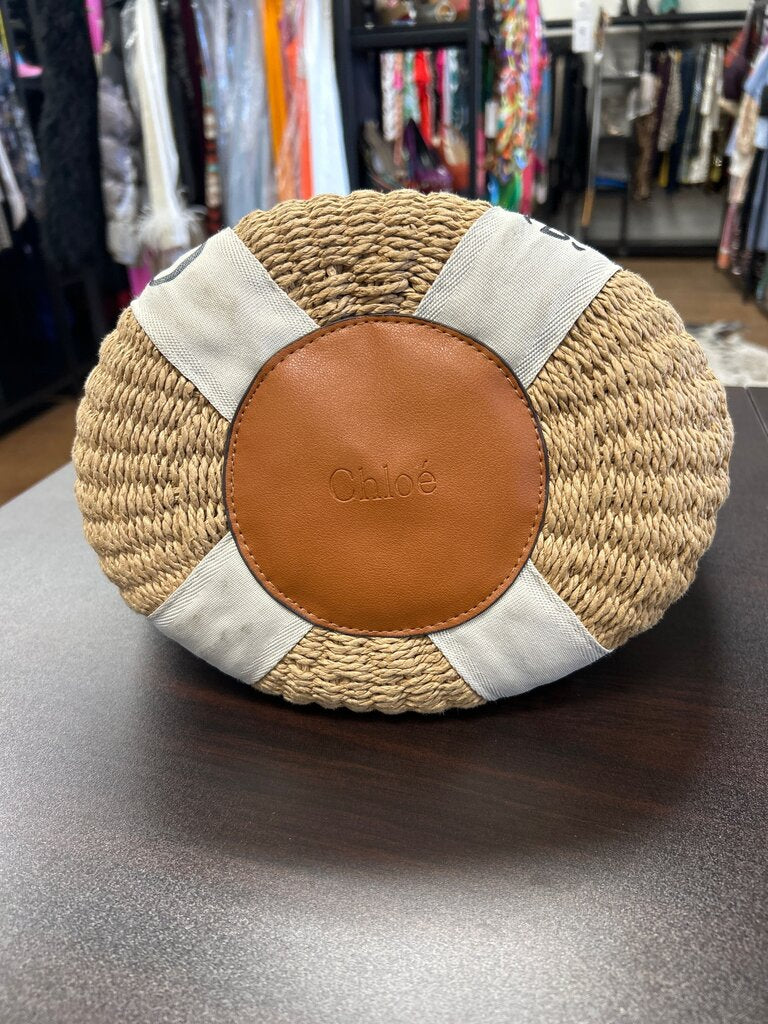 Chloé Straw Tote Bag