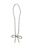 Beaded Necklace with Bow Design