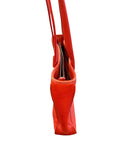 Coach Red Leather Tote Bag