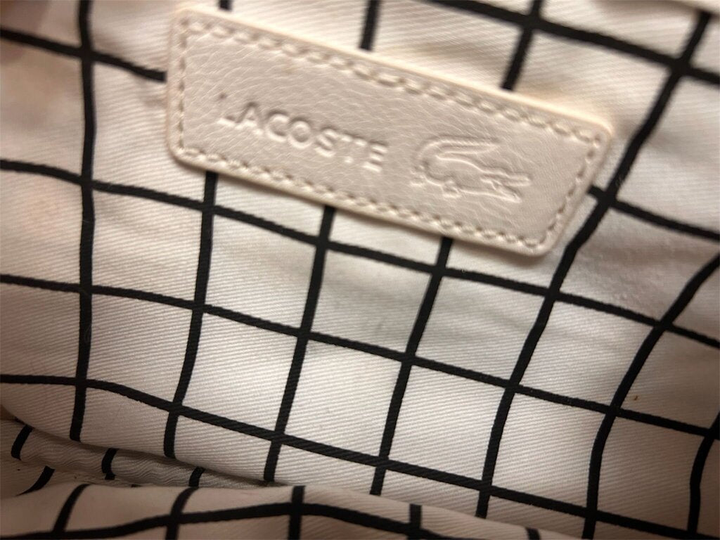 Lacoste Beige Crossbody Bag