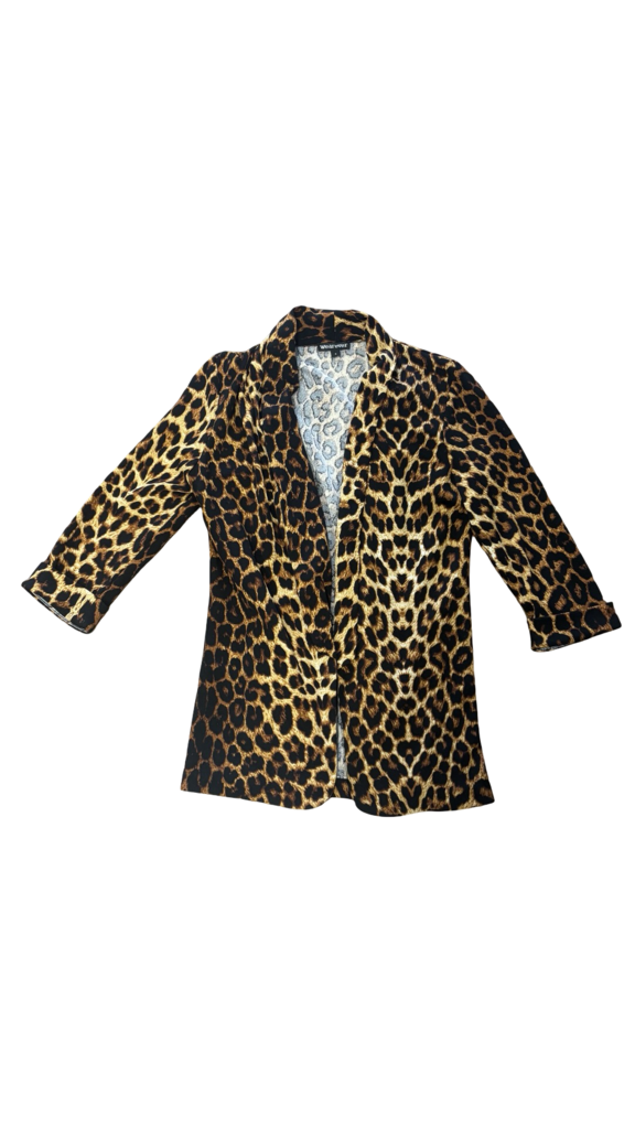 Small Wearever Leopard Print Blazer
