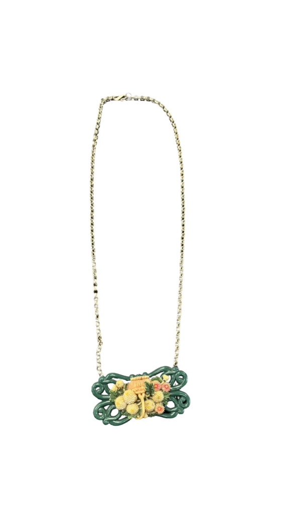 Vintage Floral Themed Necklace