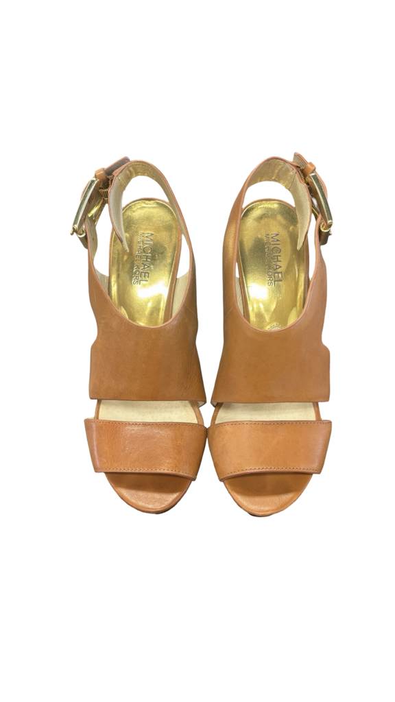 Size 8 Michael Kors Tan High Heeled Sandals