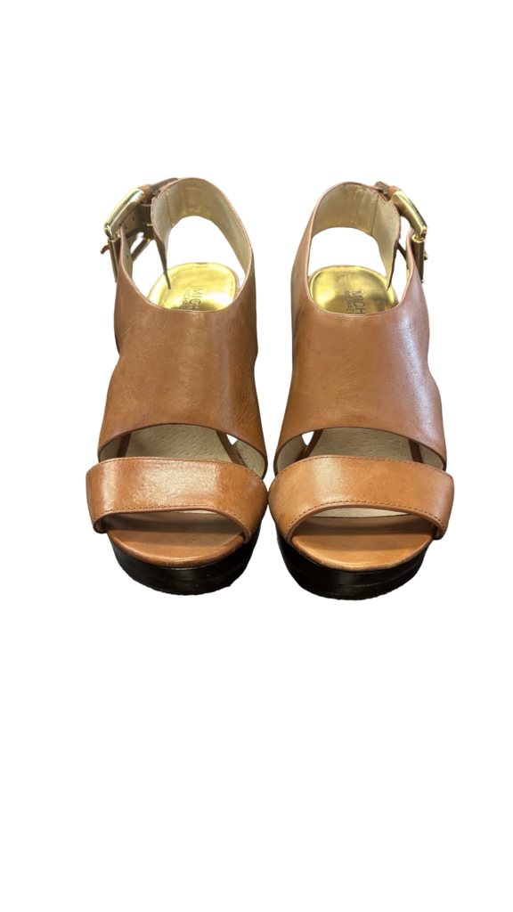 Size 8 Michael Kors Tan High Heeled Sandals