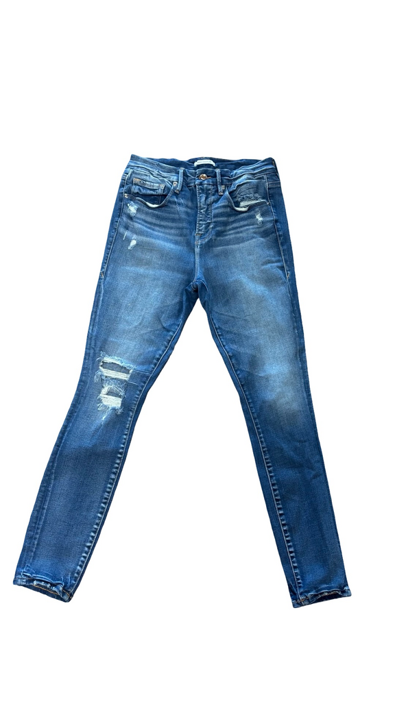 Size 8 Good American Blue Skinny Jeans