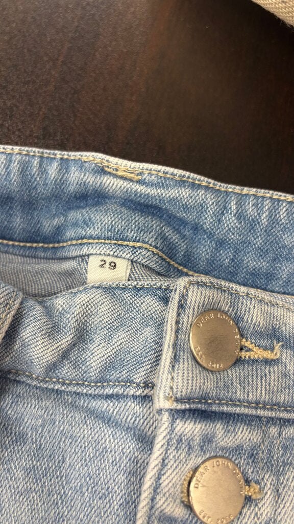 Size 29 Dear John Women's Distressed Light Wash Jeans