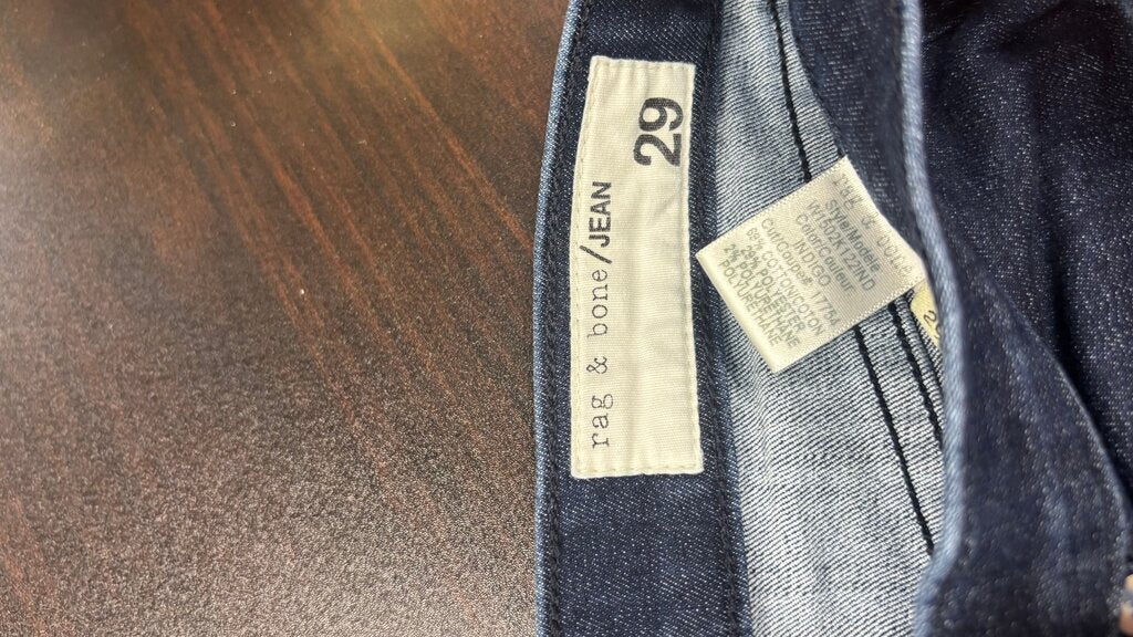 Size 29 rag & bone Women's Dark Blue Jeans