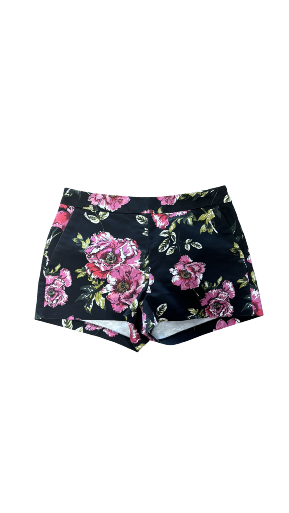 Size 6 Floral Print Shorts by Express