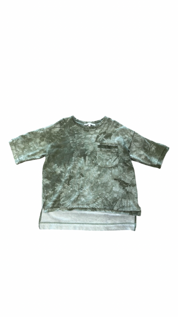 Small KARLIE Green Tie-Dye Short Sleeve T-Shirt