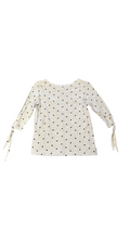 Medium Old Navy Women's Gray Polka Dot Long Sleeve Top