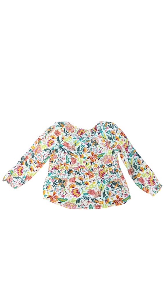Large Old Navy Floral Long Sleeve Top
