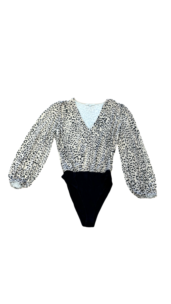 Medium WAYF Leopard Print Bodysuit