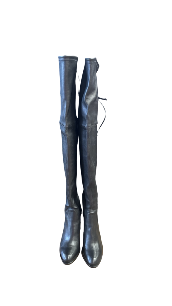 Size 8 Stuart Weitzman Women’s Black High Heeled Thigh High Boots