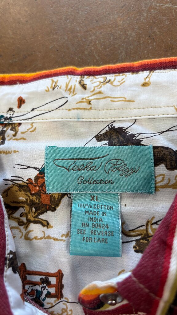 Size XL- Tasha Polizzi Collection Striped Button-Up Dress