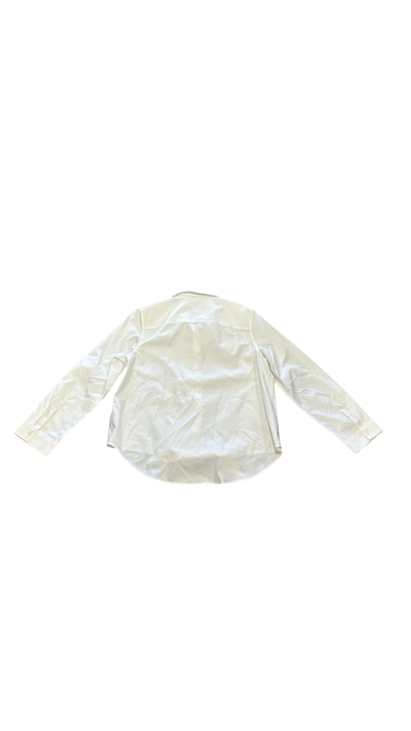Size 1 Chico's No-Iron White Button-Up Shirt