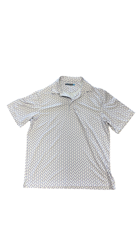 Large Roundtree & Yorke Performance Short Sleeve Polo Shirt