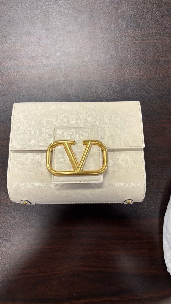 Valentino Garavani Grainy Calfskin Shoulder Bag