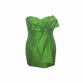 Elegant Green Strapless Dress