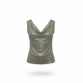 Women's Cowl Neck Sleeveless Top