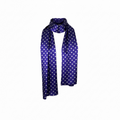 Polka Dot Purple Scarf