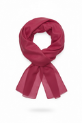 Elegant Fuchsia Chiffon Scarf