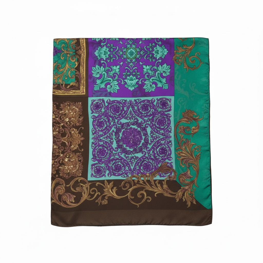 Colorful Silk Scarf