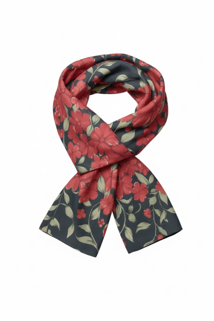 Floral Print Scarf
