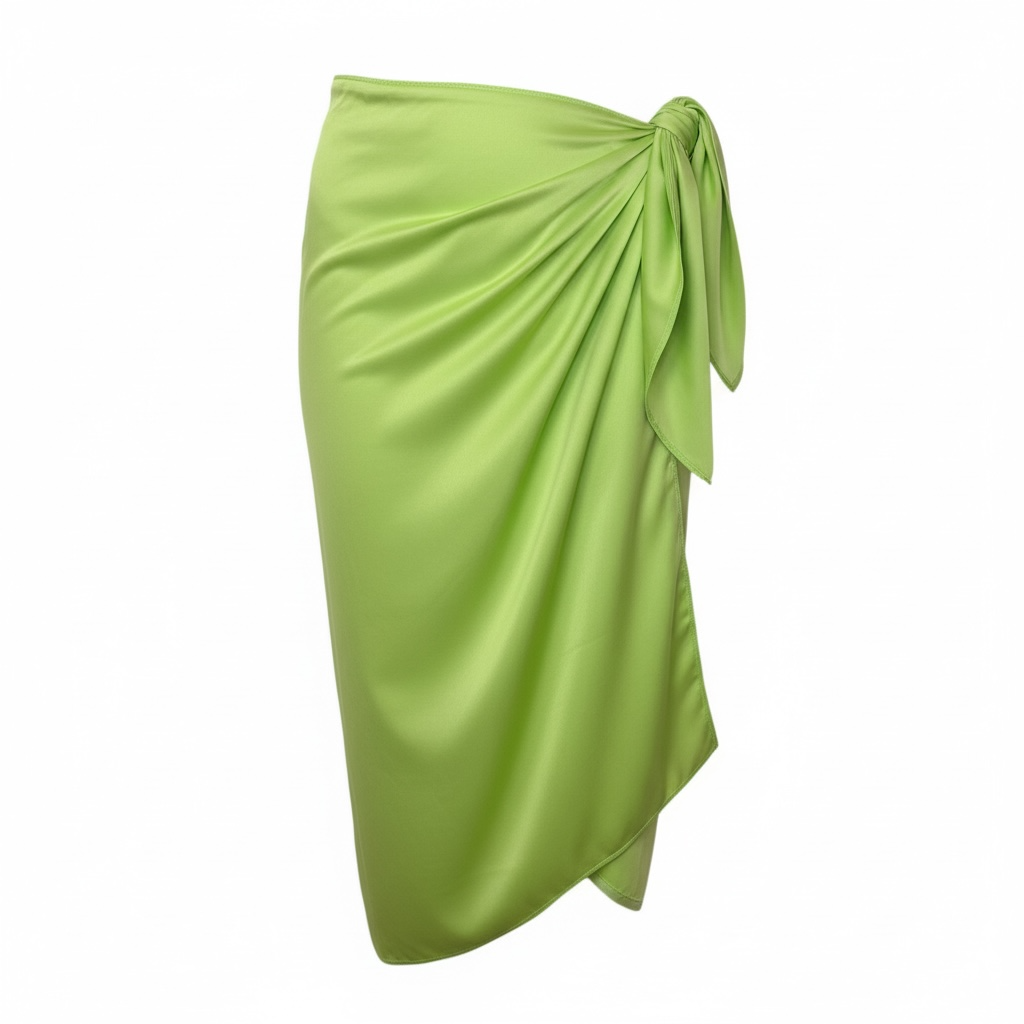 Green Wrap Skirt