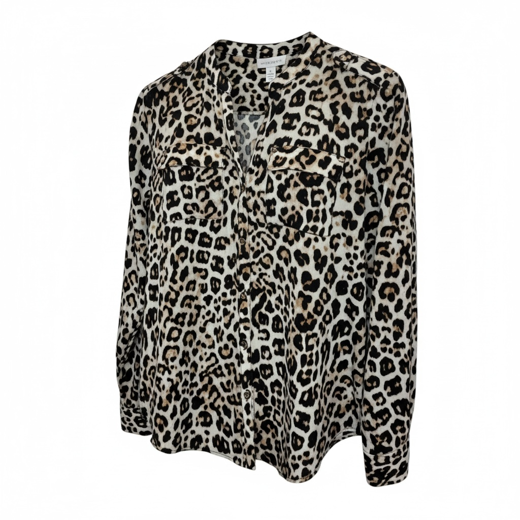 Charter Club Women's Leopard Print Blouse