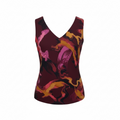Nine West Women's V-Neck Colorful Top