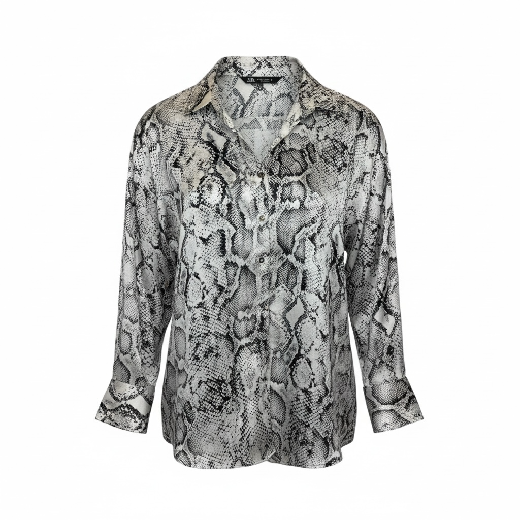 Zara Snake Print Blouse