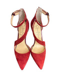 Jessica Simpson Red Suede High Heels