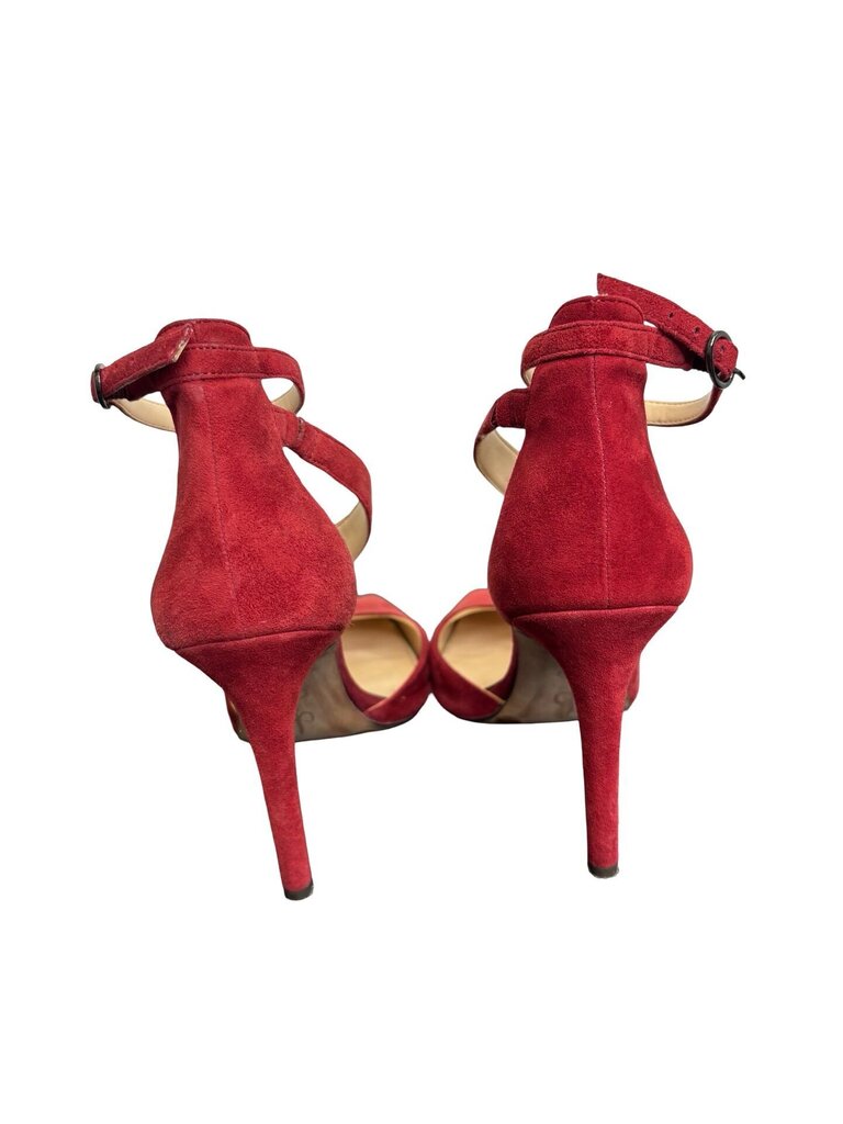 Jessica Simpson Red Suede High Heels