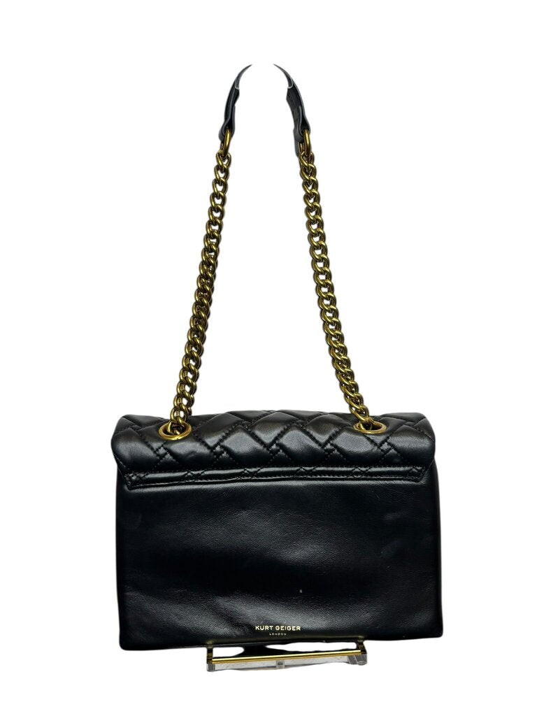 Kurt Geiger London Black Quilted Handbag