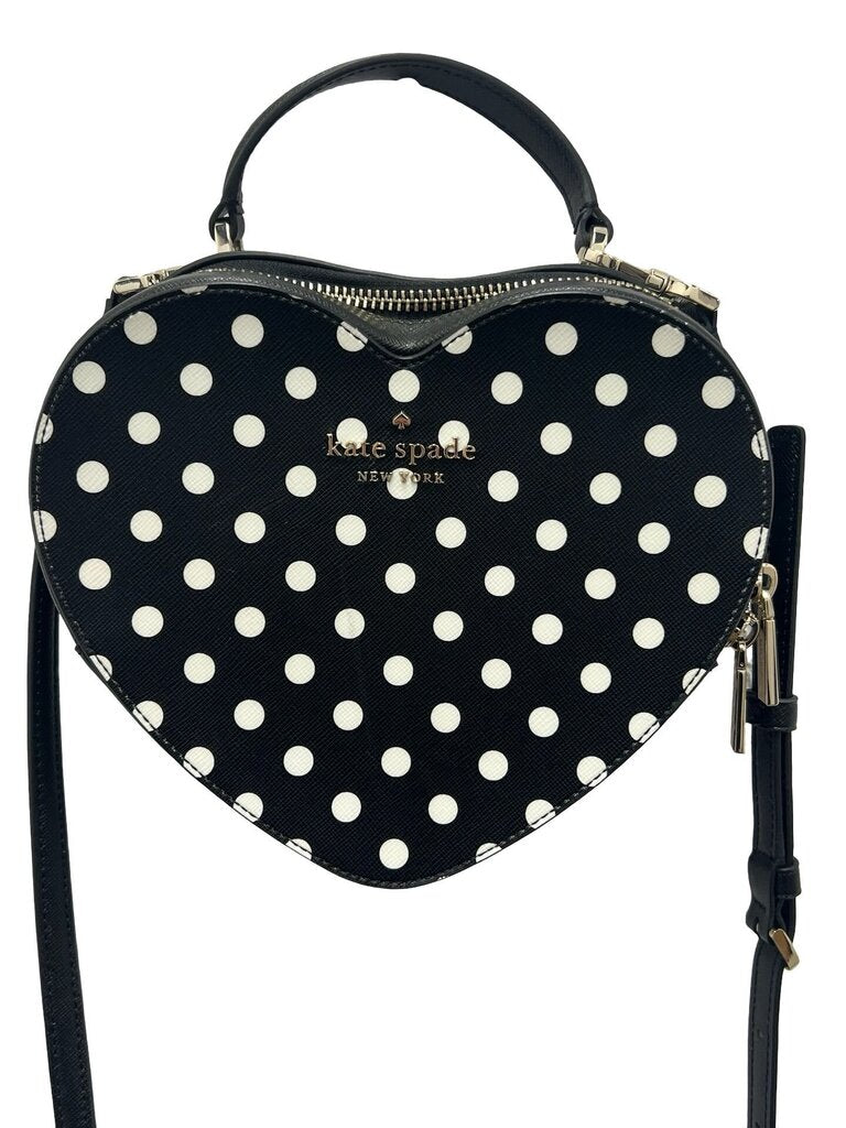 Kate Spade Heart Shaped Polka Dot Bag