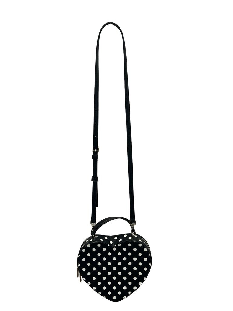 Kate Spade Heart Shaped Polka Dot Bag