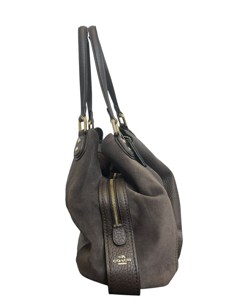 Coach Leather and Suede Handbag